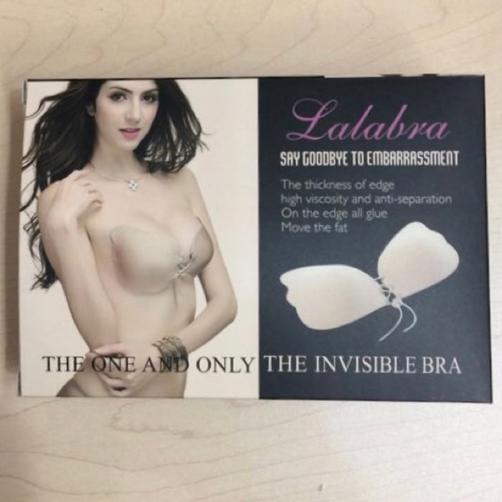 la la invisible push-up bra